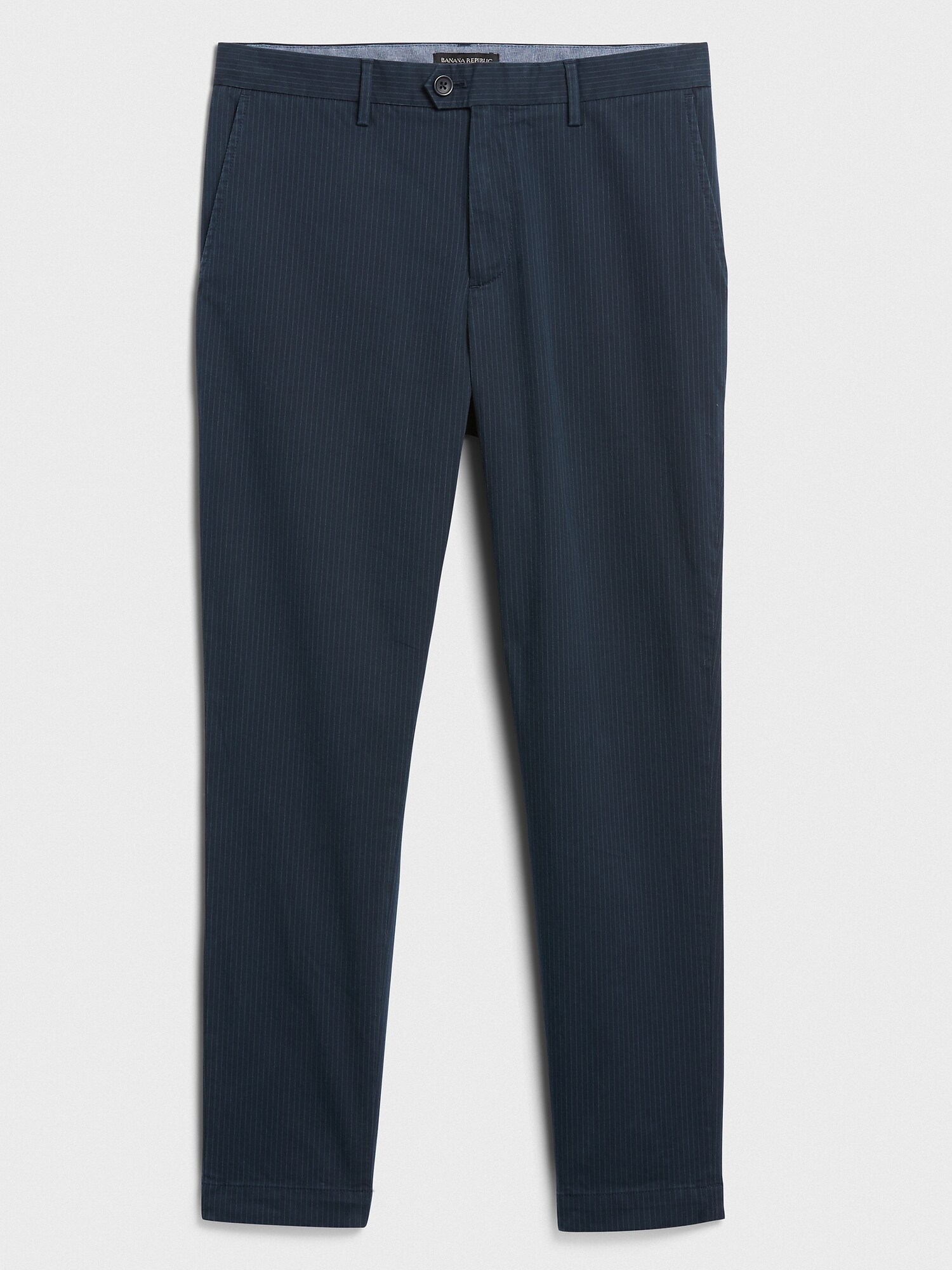 Ankle-Length Grayson Navy Stripe Pant