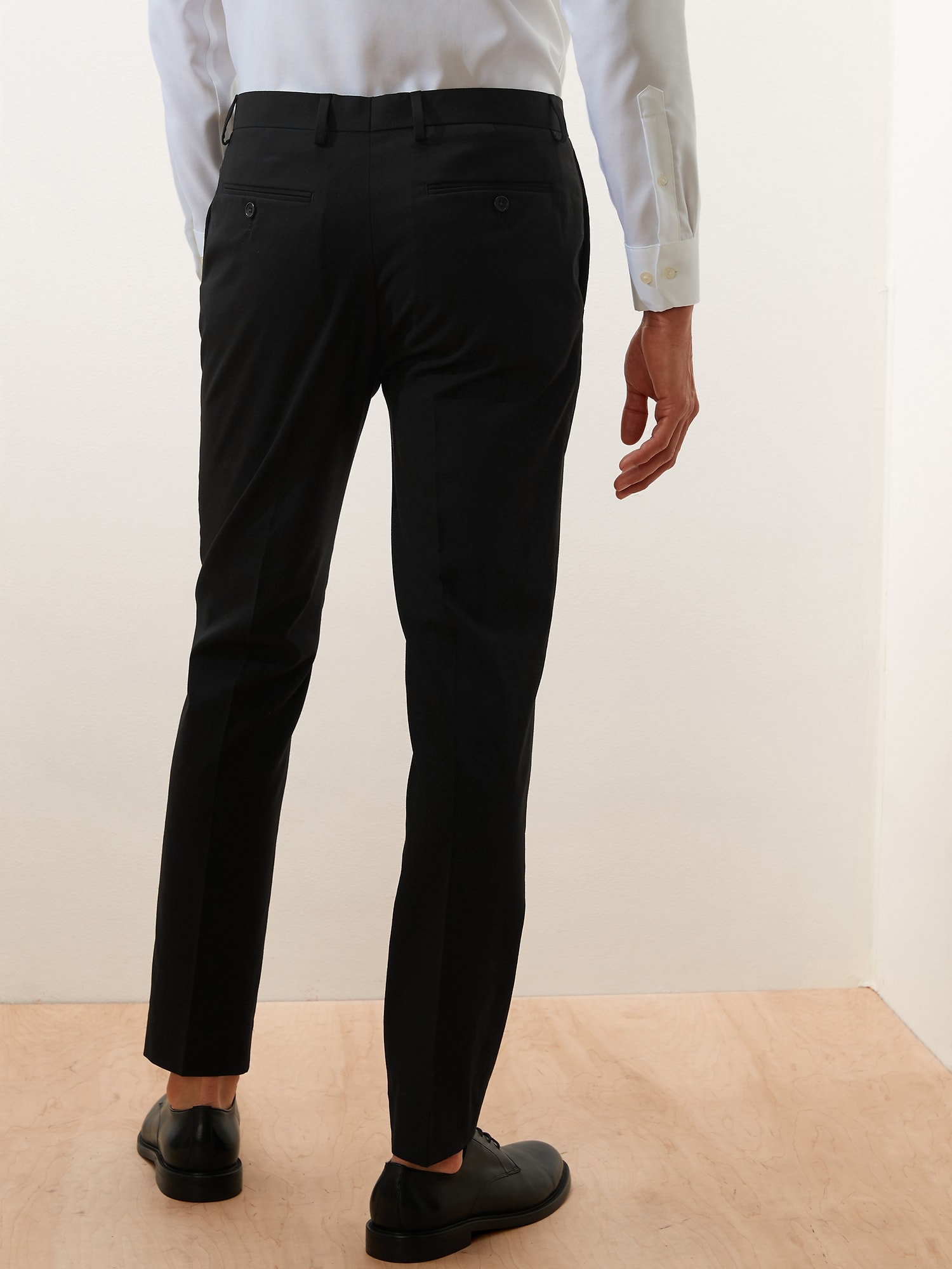 Extra Slim-Fit Black Trouser