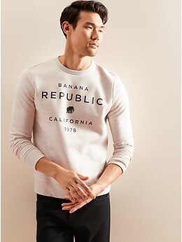 Modern Logo Sweatshirt | Banana Republic Factory