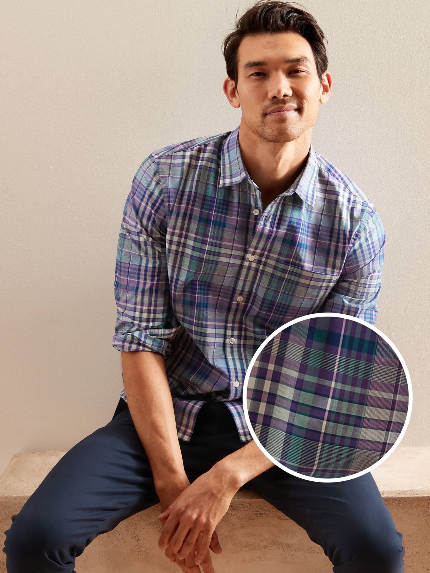 Slim Untucked Shirt Banana Republic Factory