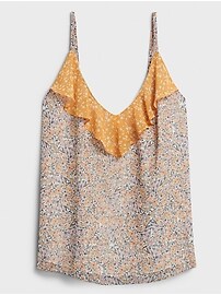 Ruffle Front Camisole | Banana Republic Factory