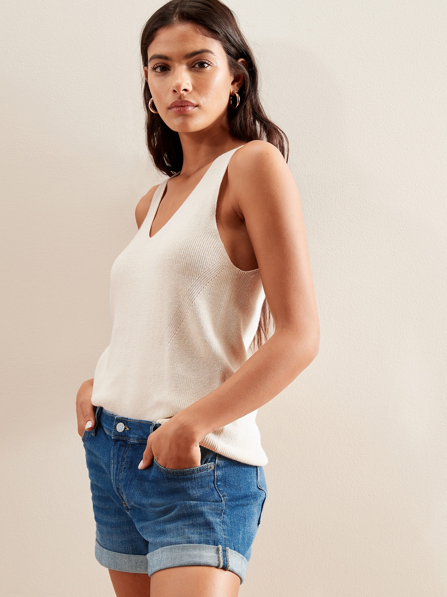 Made with Organically Grown Cotton Sweater Tank