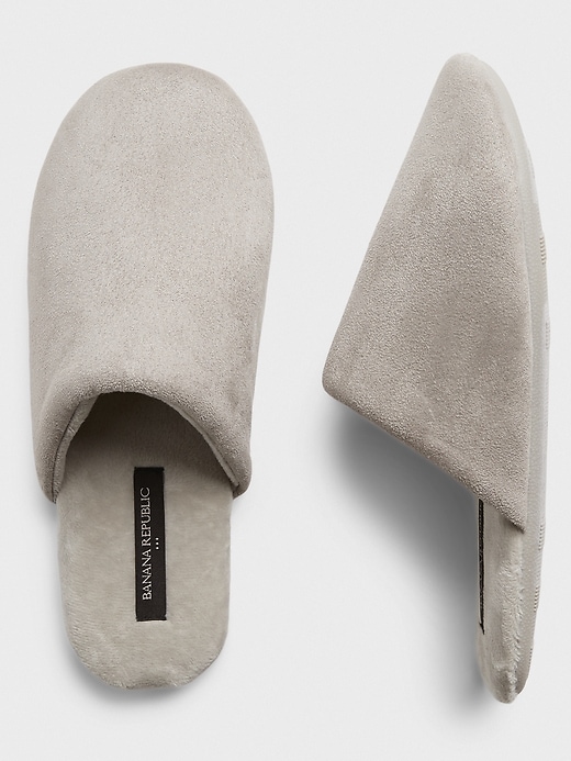 Plush Slippers Banana Republic Factory