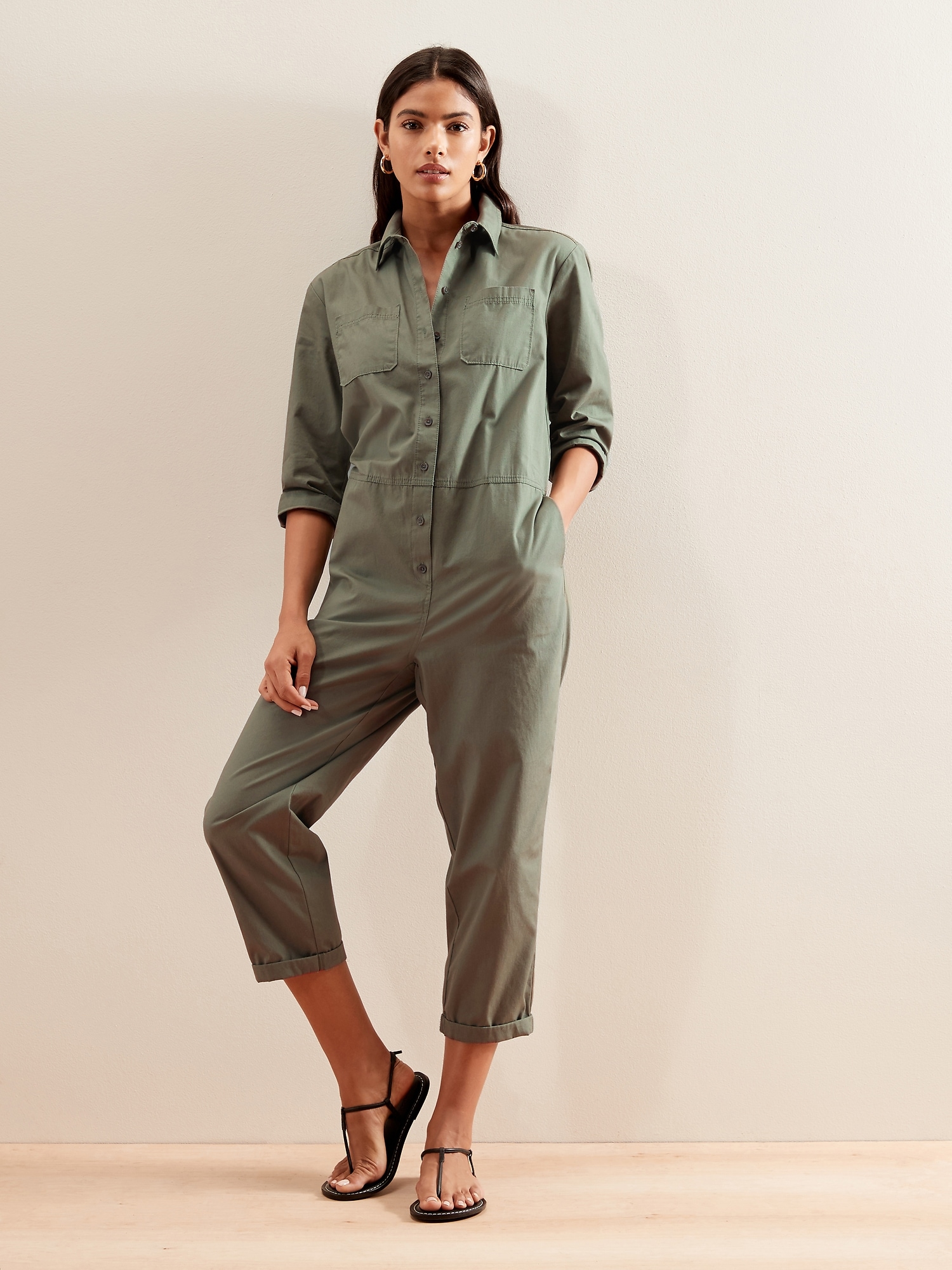 Petite Made with Organically Grown Cotton Boiler Suit