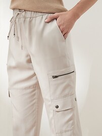 pant tencel cargo petite soft