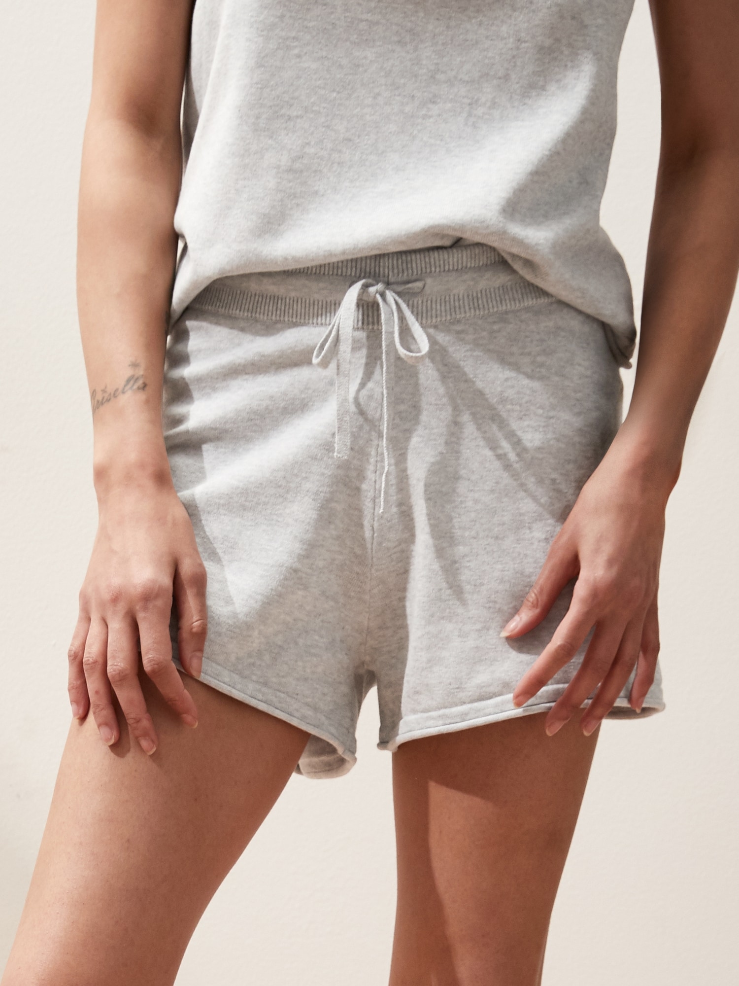 Sweater Pull-On Short - 4 in inseam
