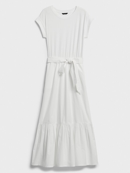 Image number 4 showing, Organic Cotton Flounce Maxi Dress