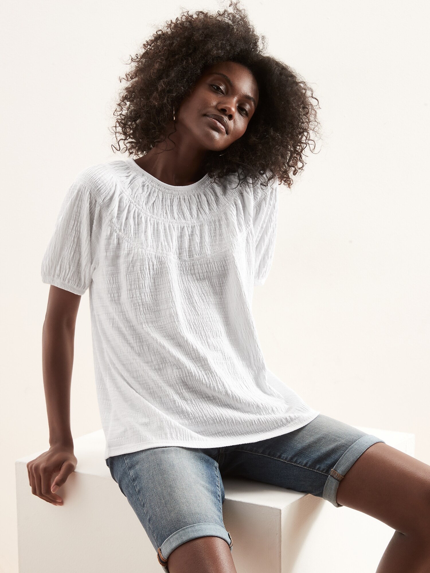 petite large top