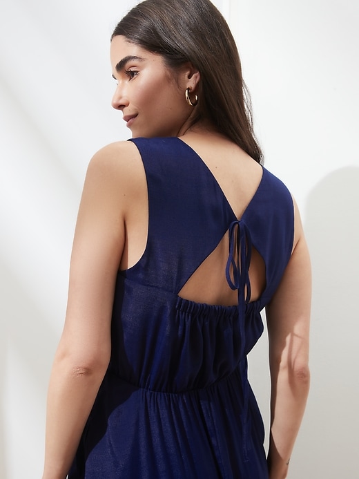 Open-Back Midi Dress | Banana Republic Factory