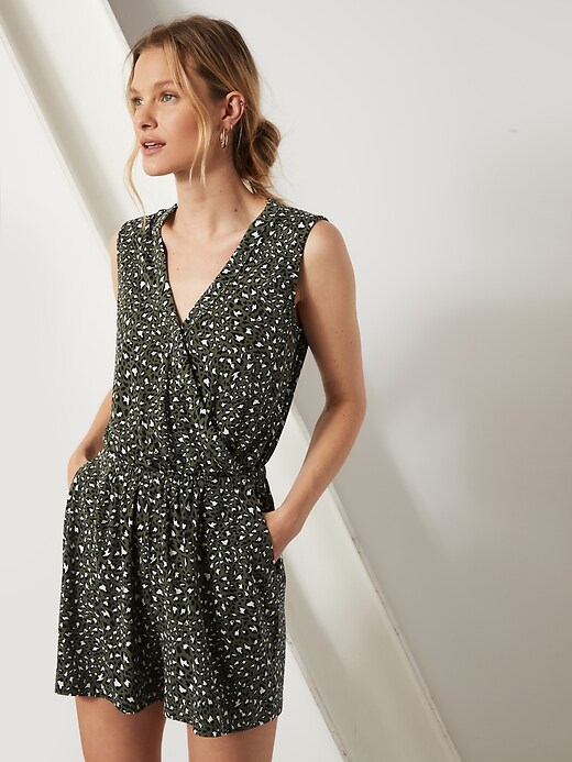 Petite Knit Romper Banana Republic Factory