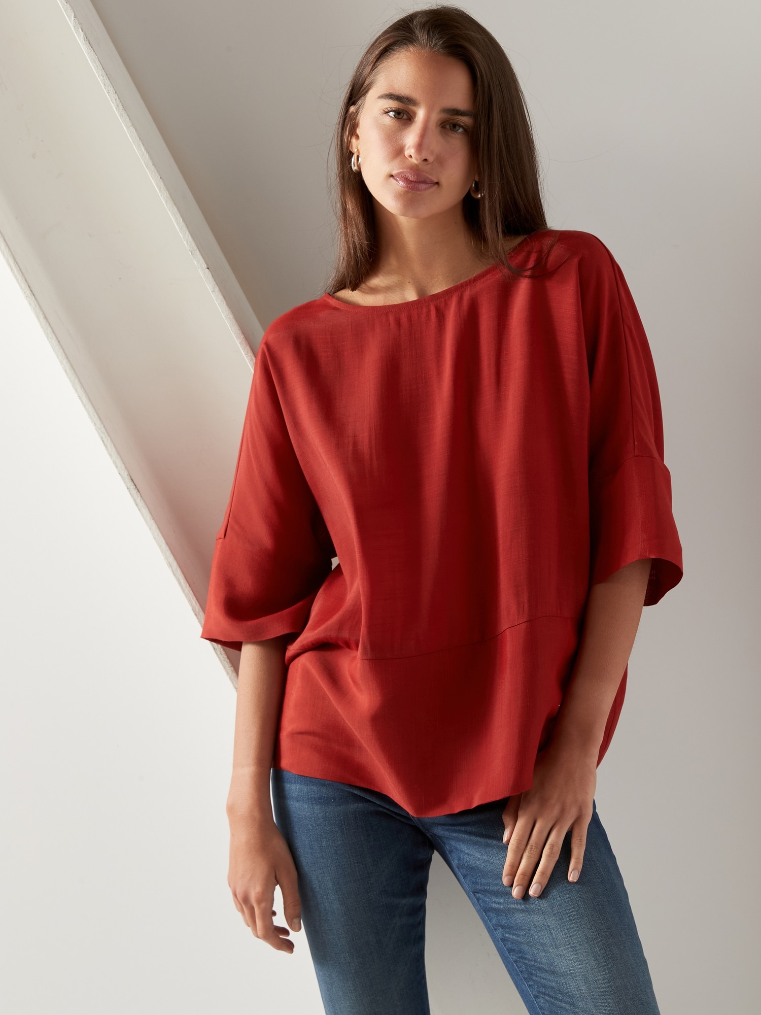 Dolman-Sleeve Top