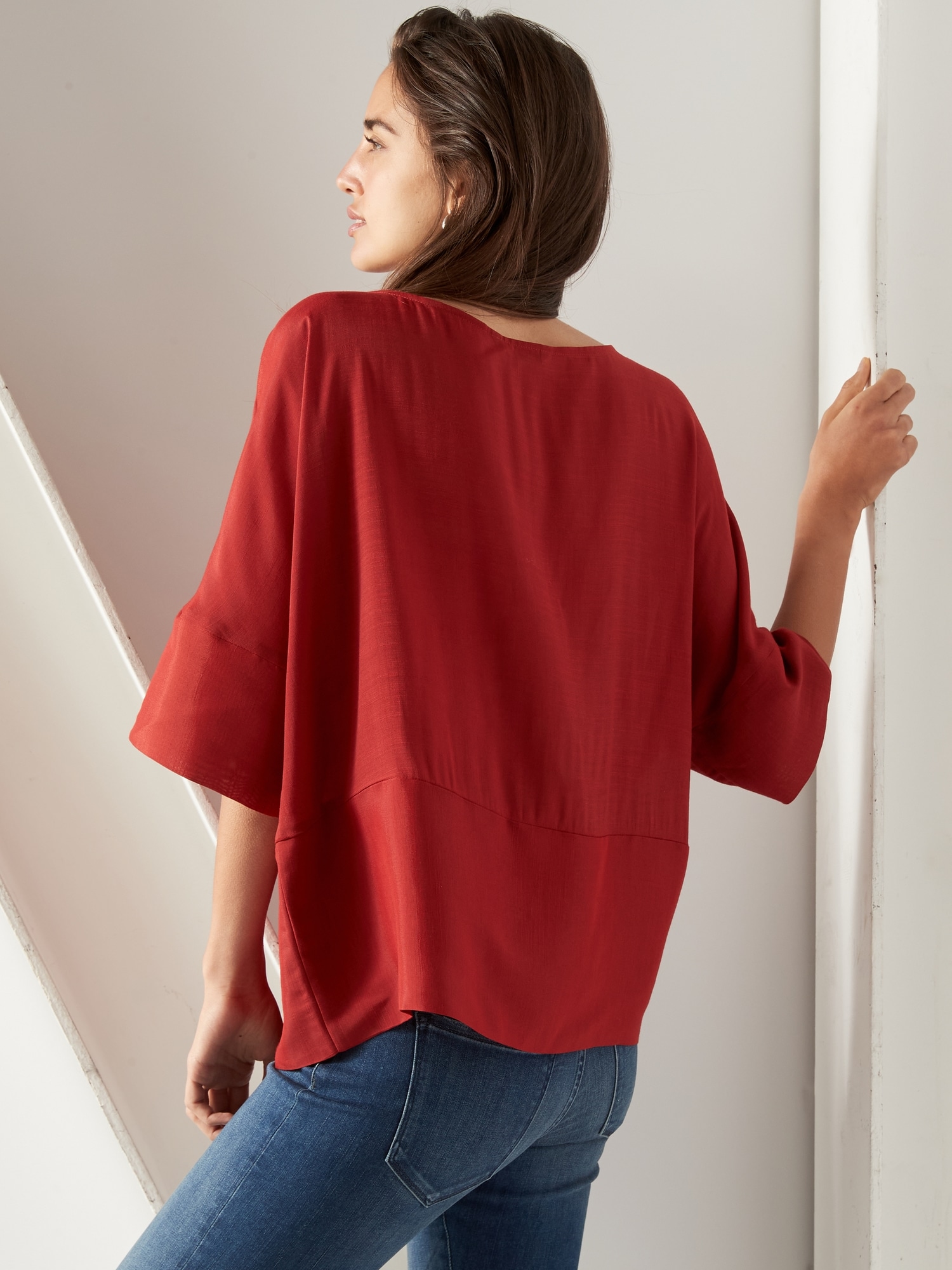 Dolman-Sleeve Top