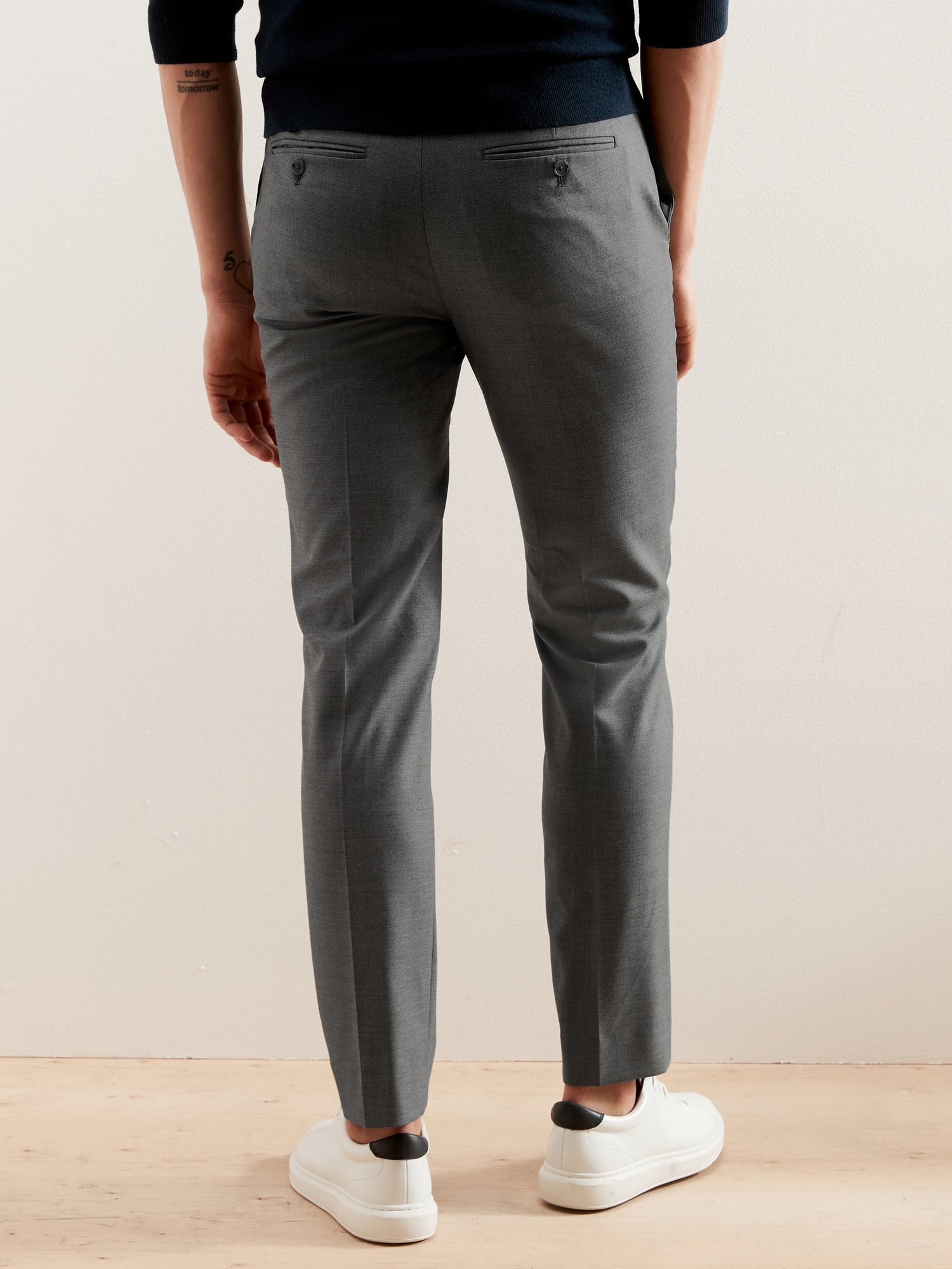 Extra Slim-Fit Wrinkle-Resistant Sharkskin Trouser | Banana Republic ...