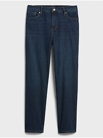 Curvy High-Rise Dark Wash Straight Jean