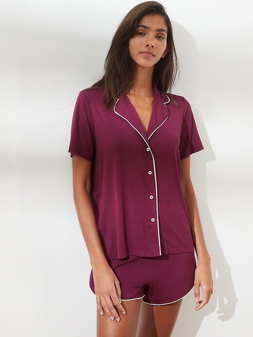 Modal Pajama Top Separates Banana Republic Factory