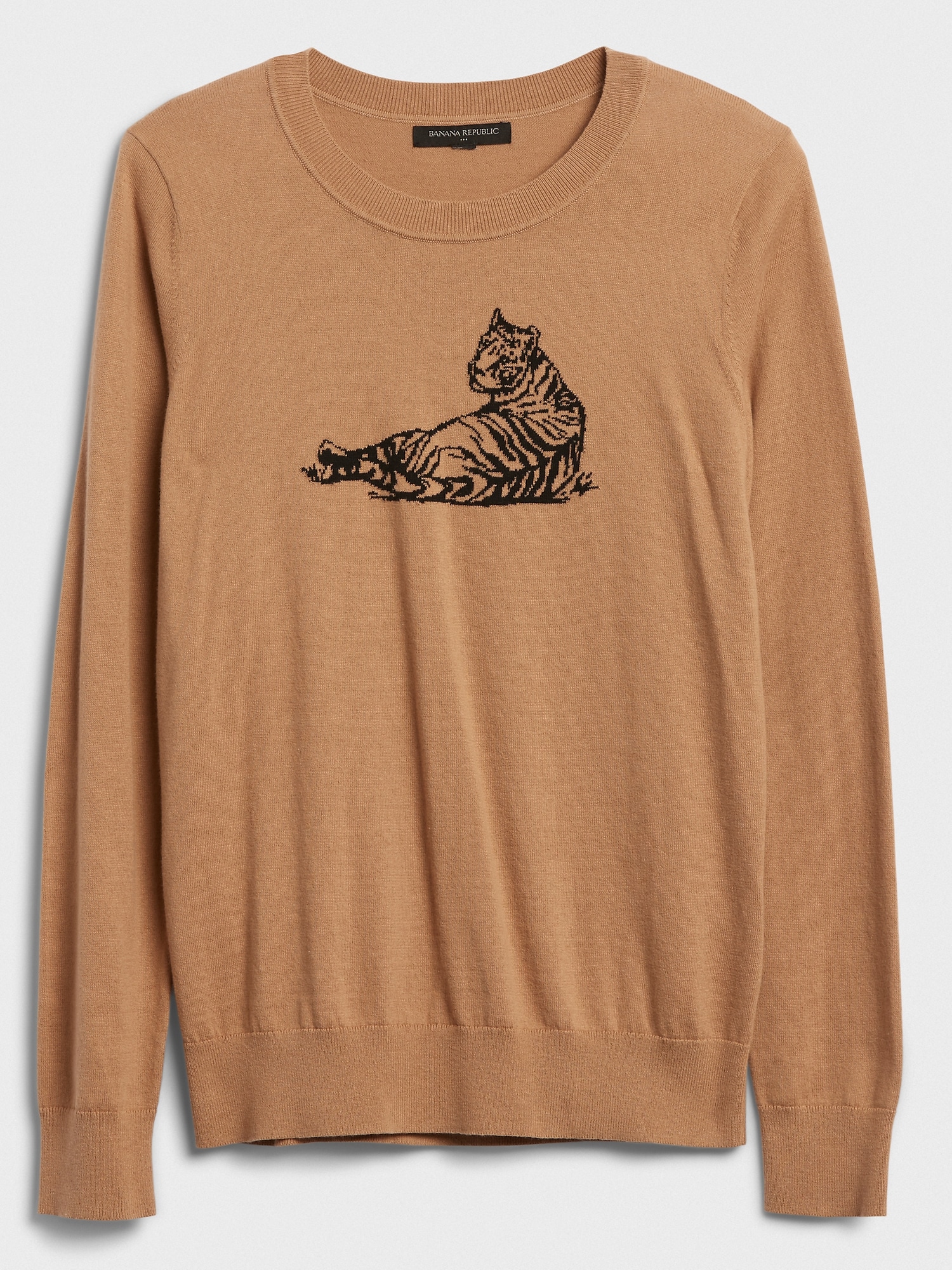 Tiger Intarsia Sweater