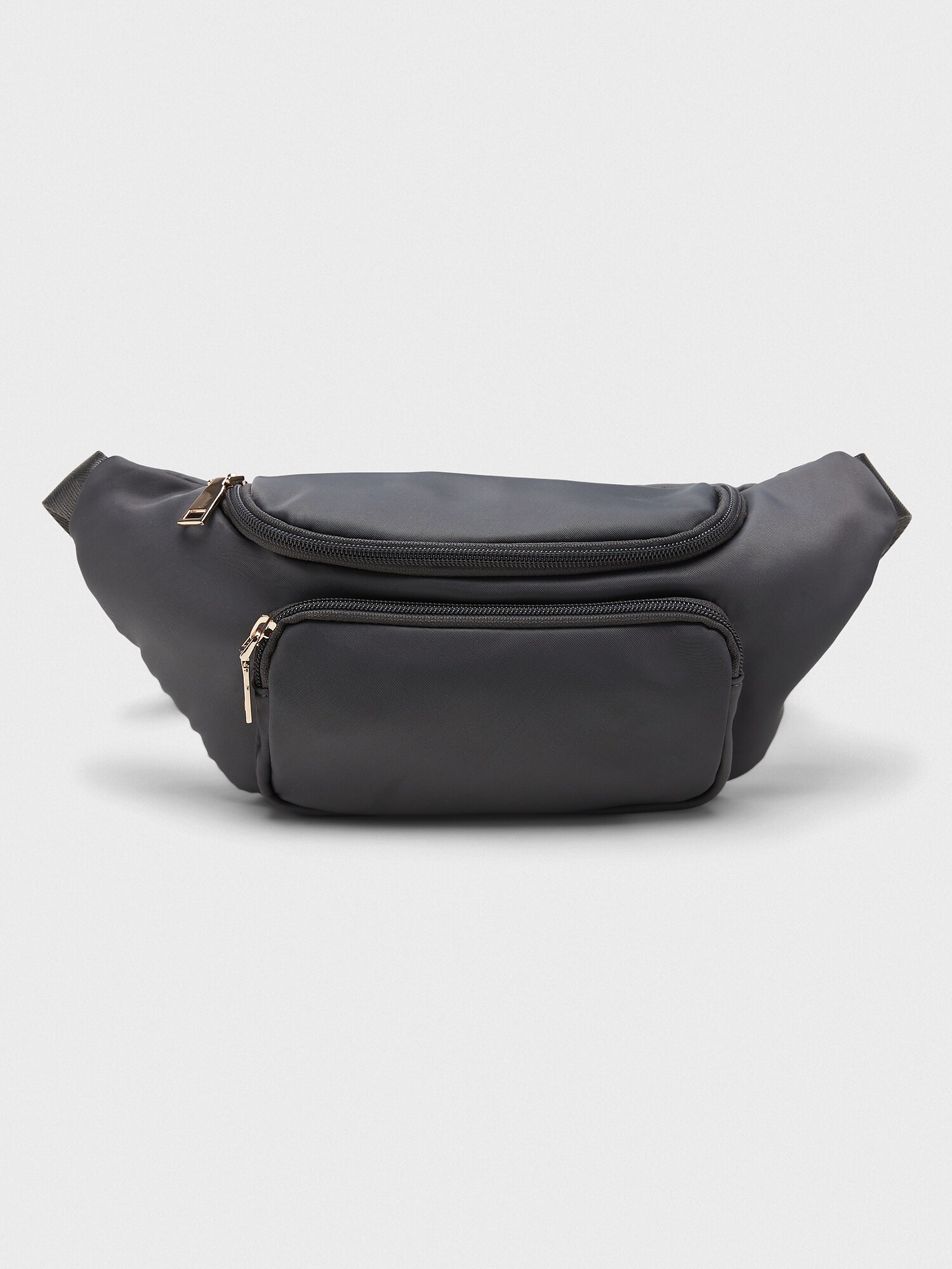 gray fanny pack