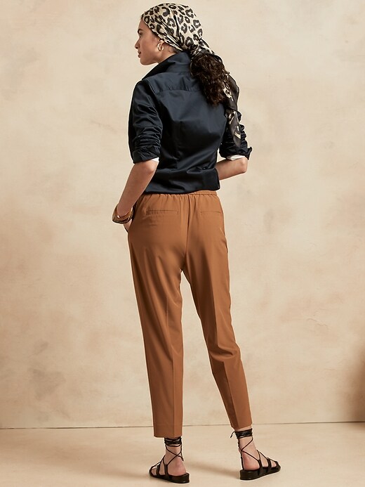 Image number 2 showing, High-Rise AirStretch Pull-On Taper Pant