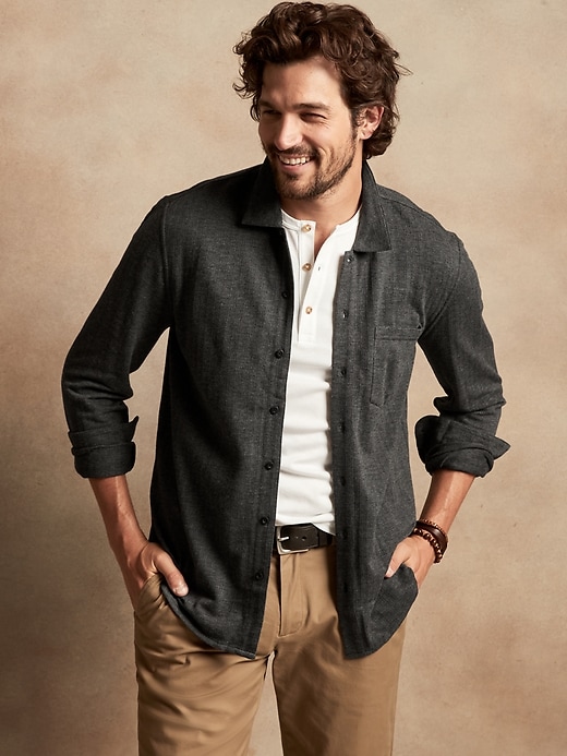 Slim Untucked Shirt | Banana Republic Factory