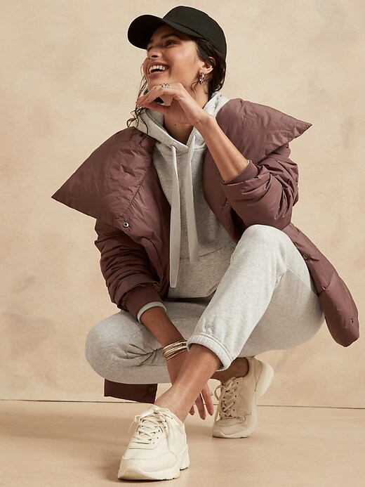 banana republic factory fleece jogger