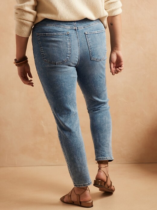 Image number 5 showing, High-Rise Medium Wash Slim Jean