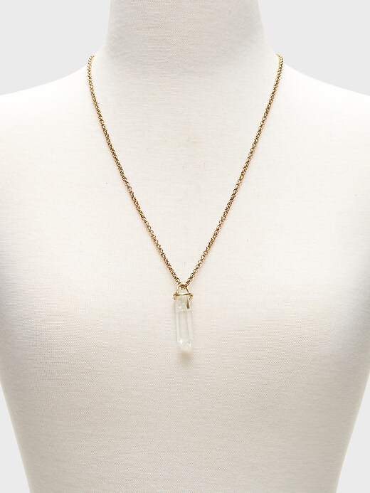Aureus + Argent &#124 Long Crystal Necklace
