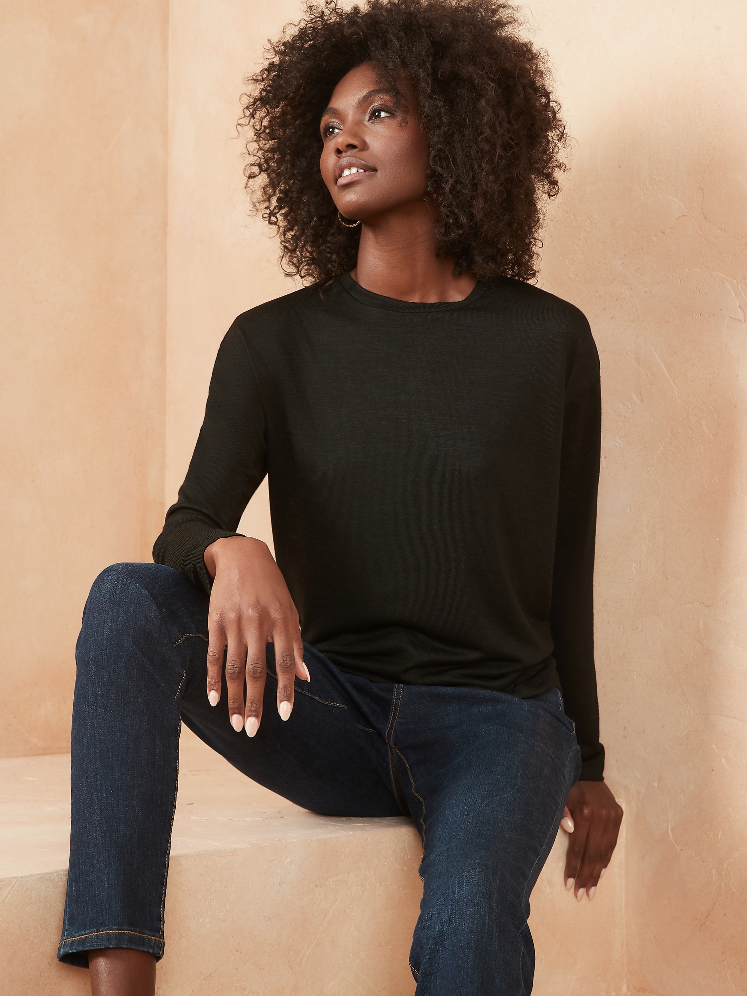 banana republic luxespun tee