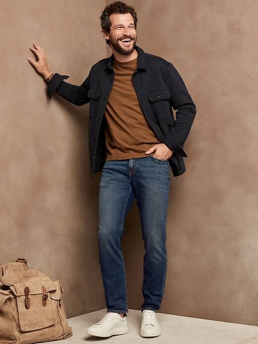 Athletic-Fit Travel Jean | Banana 