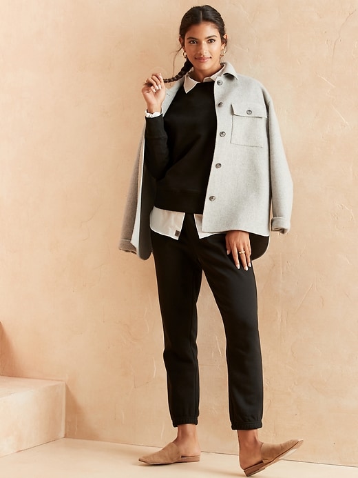 Fleece Jogger Banana Republic Factory