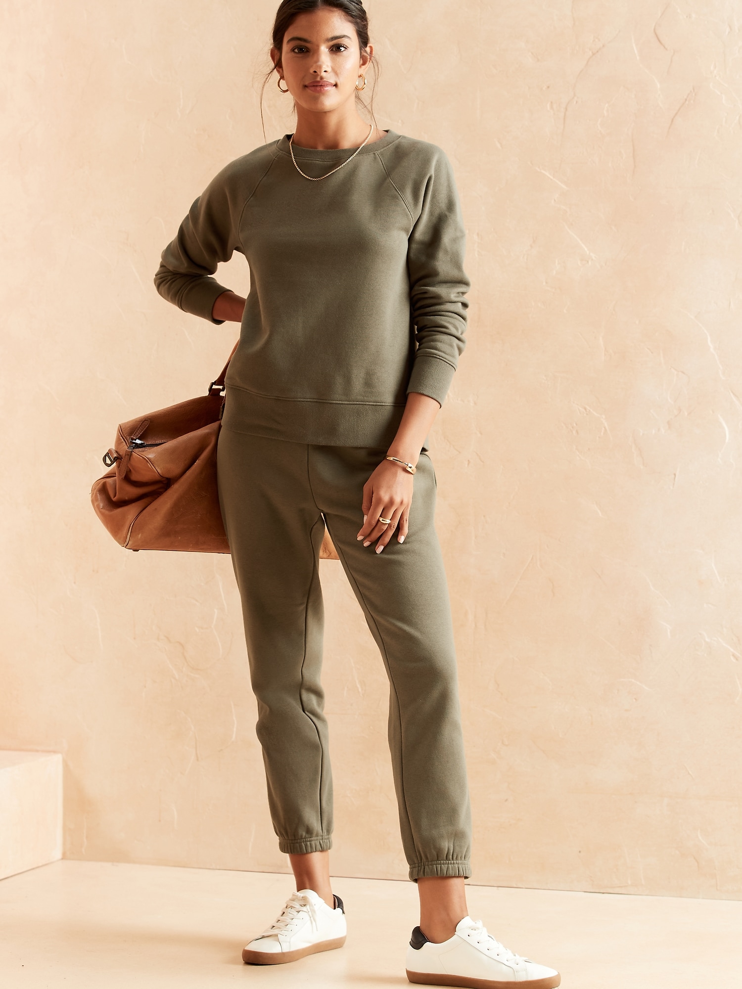 Fleece Jogger Banana Republic Factory