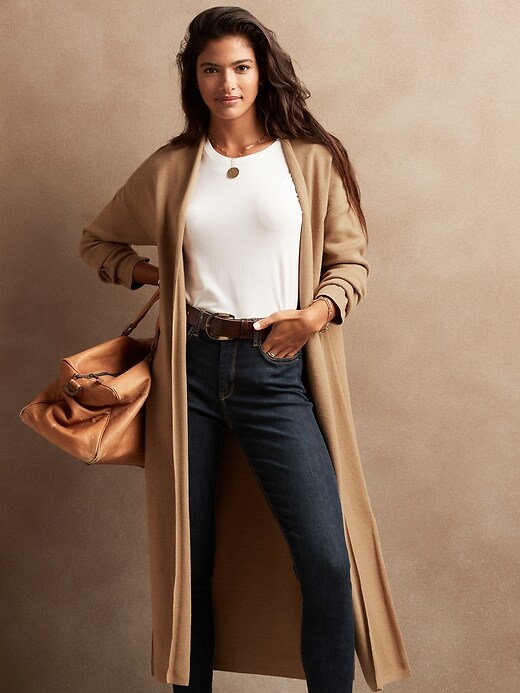 Open-Front Duster Cardigan | Banana Republic Factory