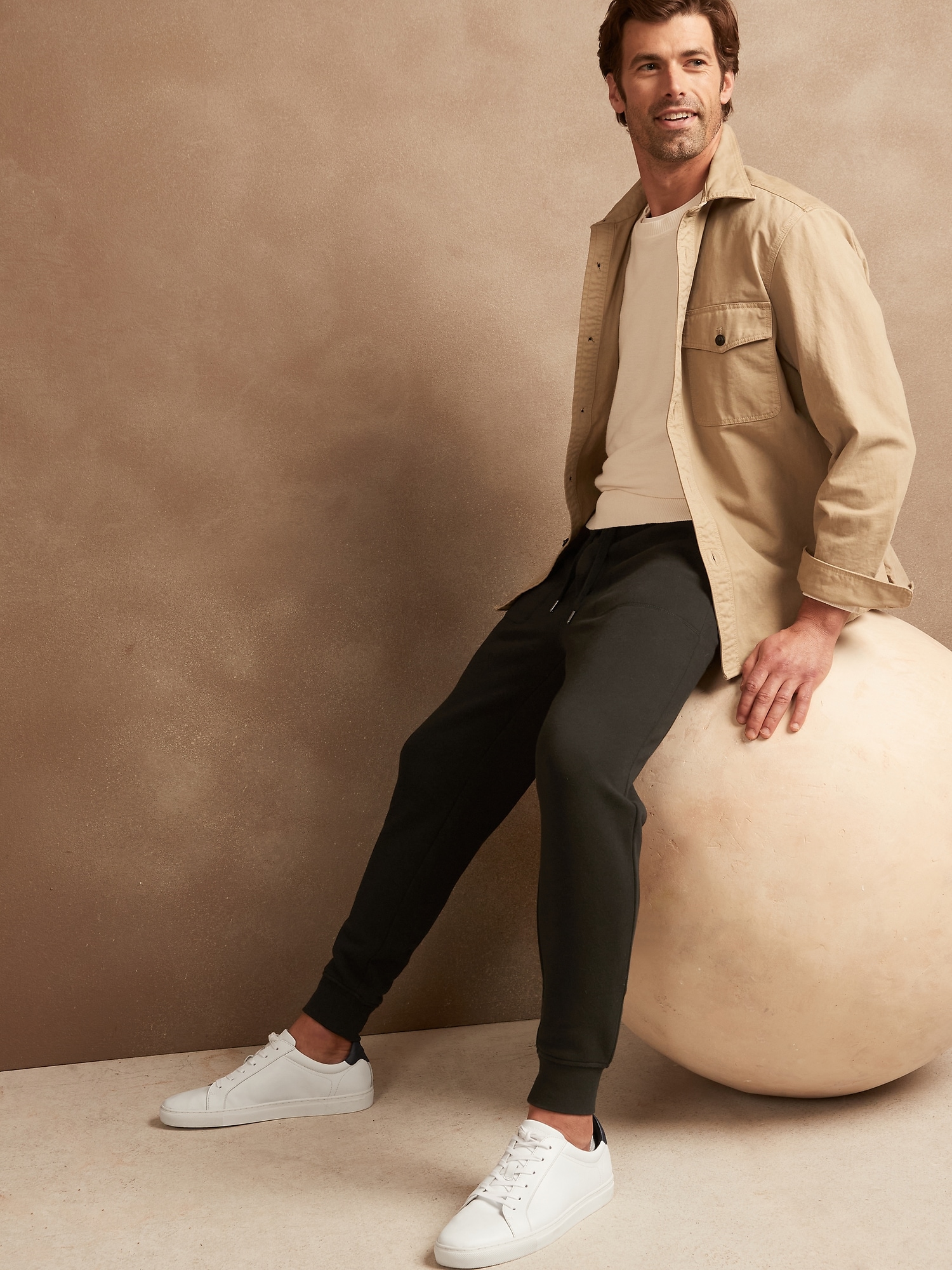 Fleece Jogger Banana Republic Factory