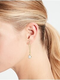 Aureus + Argent &#124 Small Crystal Drop Earrings