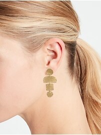 Aureus + Argent &#124 Tiered Metal Shapes Earrings