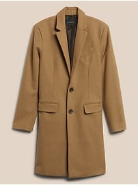 banana republic wool blend top coat