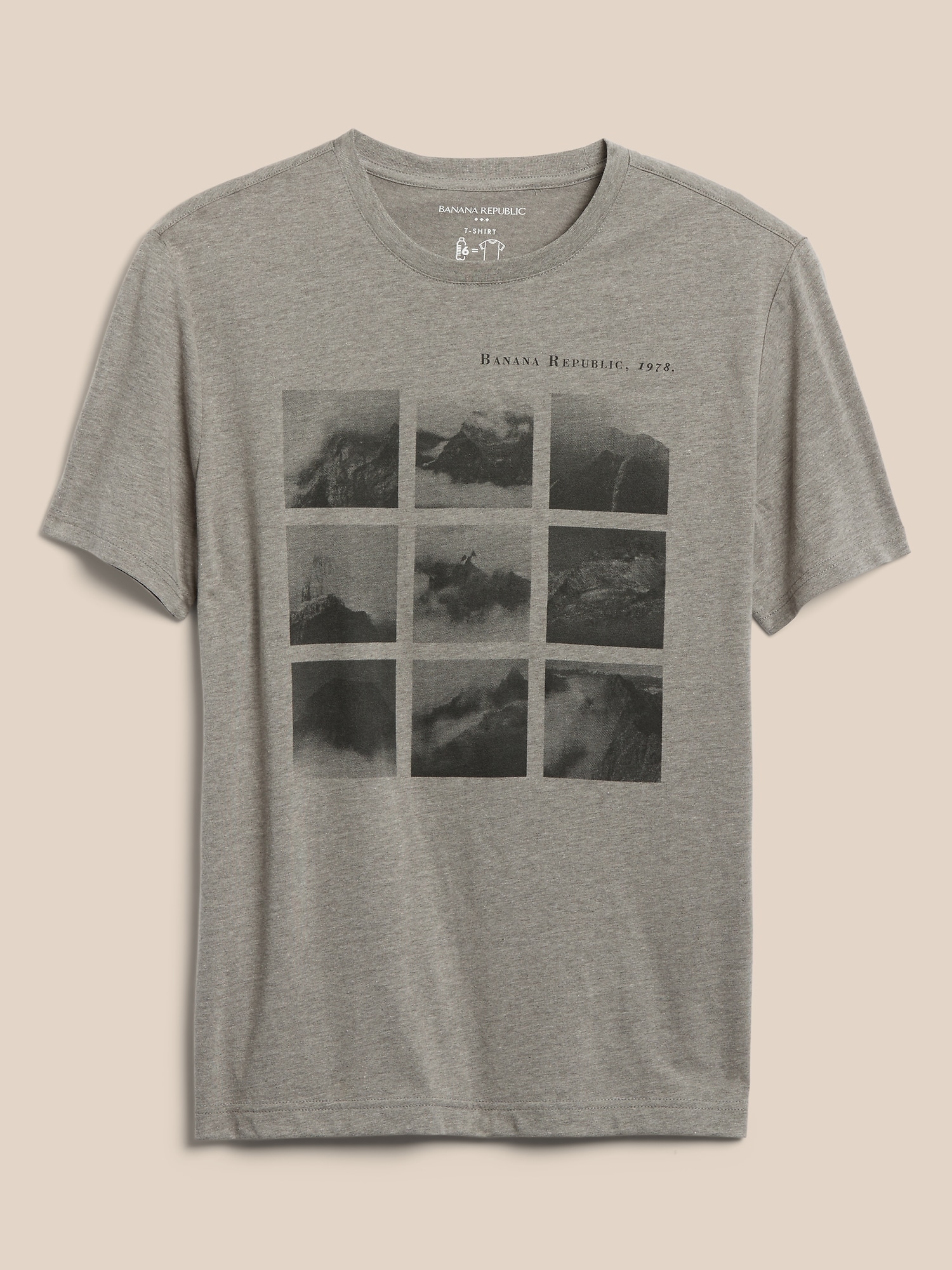 Mountain Photo Graphic T-Shirt