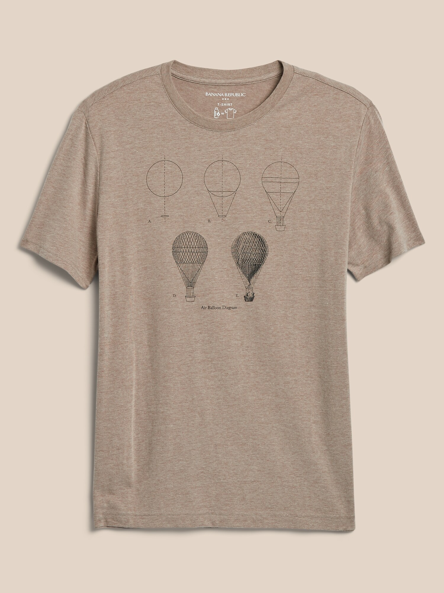 Balloon Sketch Graphic T-Shirt