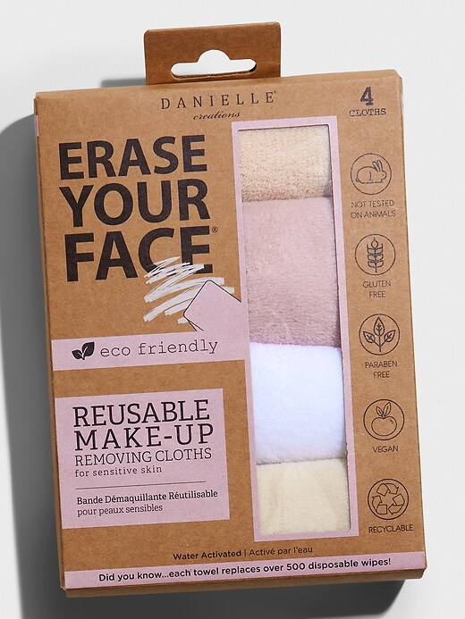Erase Your Face 4 Pack Cloths Banana Republic Factory