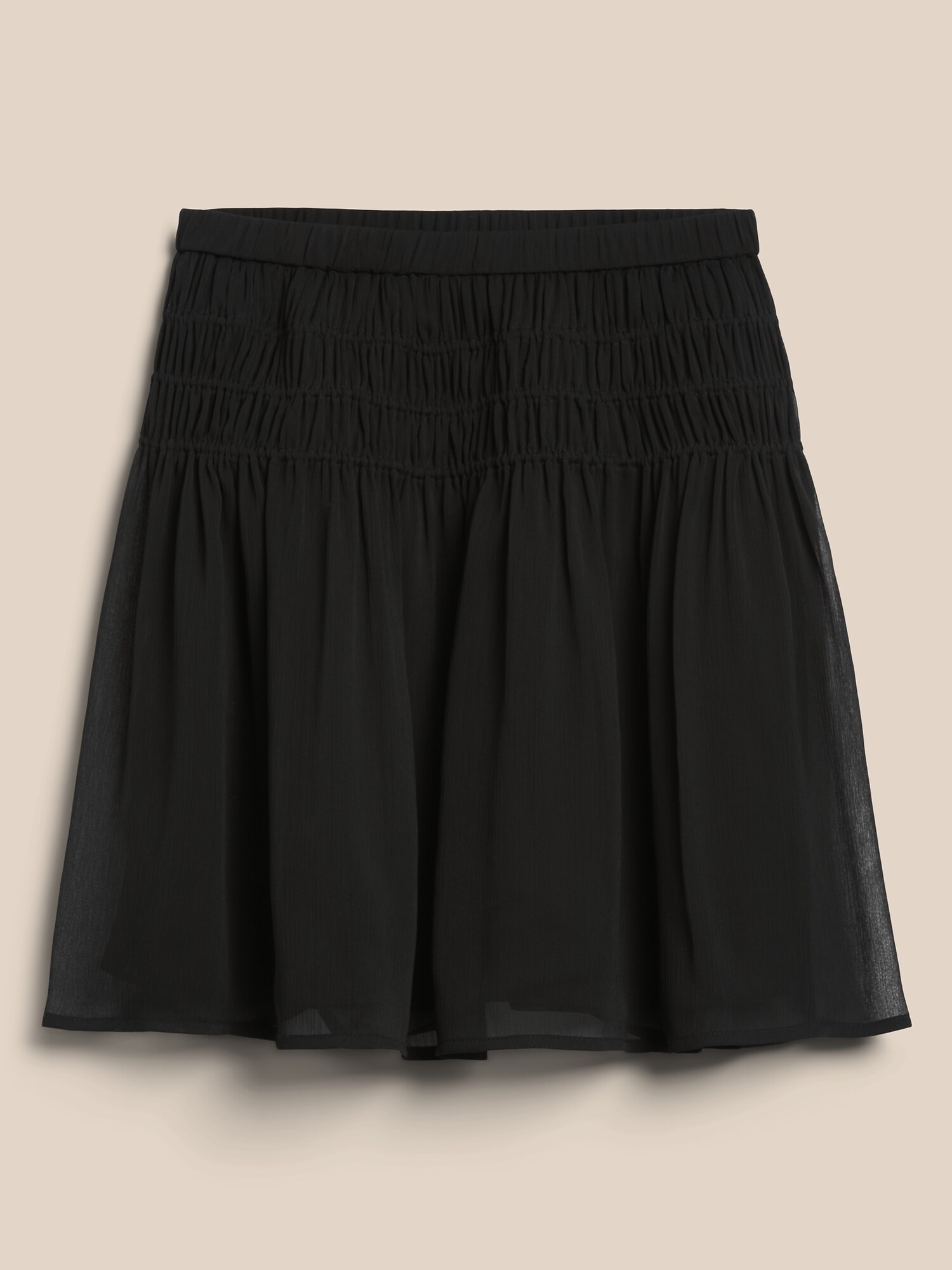 Ruched Mini Fit-and-Flare Skirt | Banana Republic Factory