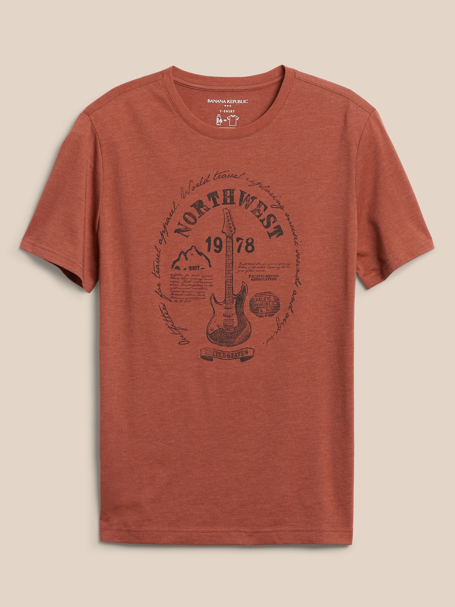 Northwest Guitar Graphic T-Shirt