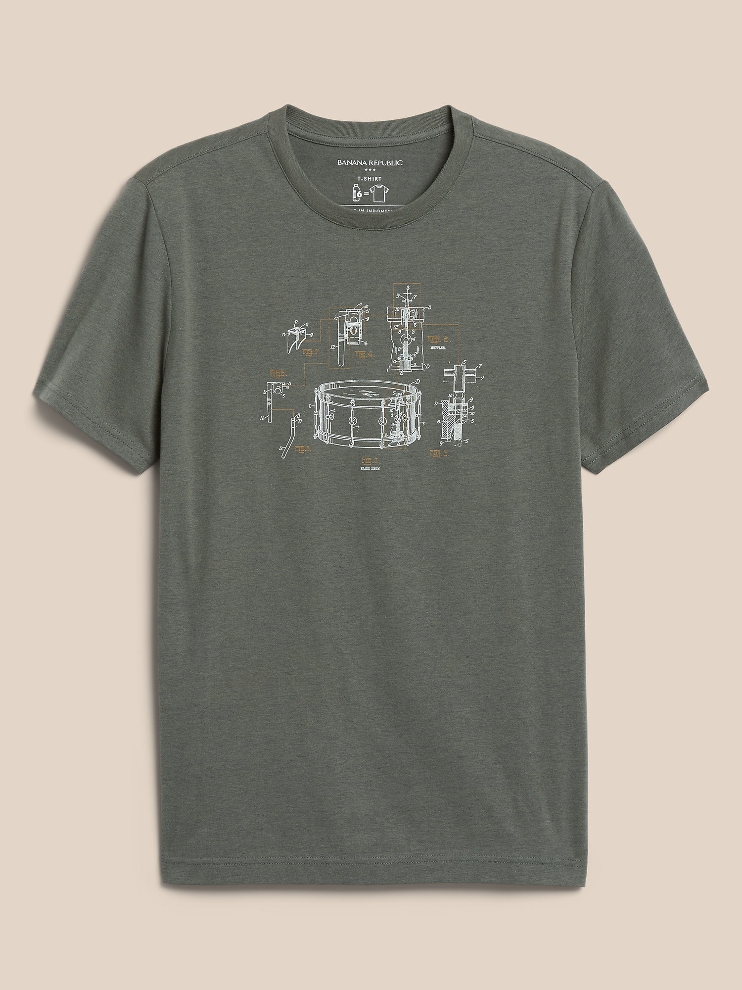 Drum Graphic T-Shirt