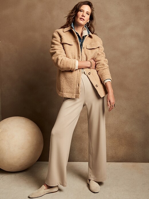 Image number 4 showing, French Terry Straight Pant