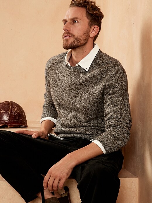 Cozy Crew-Neck Sweater | Banana Republic Factory