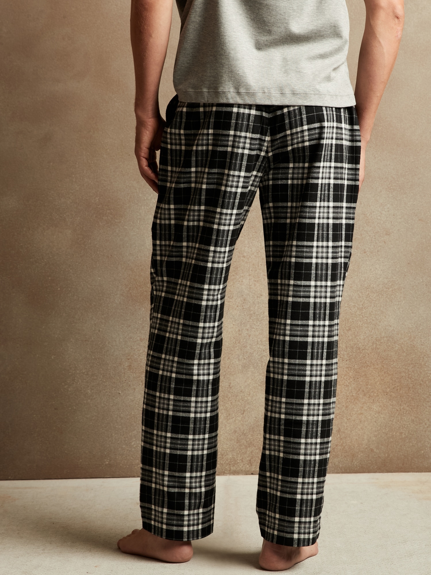 Flannel Pajama Pant Banana Republic Factory