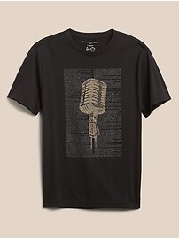 Microphone Graphic T-Shirt