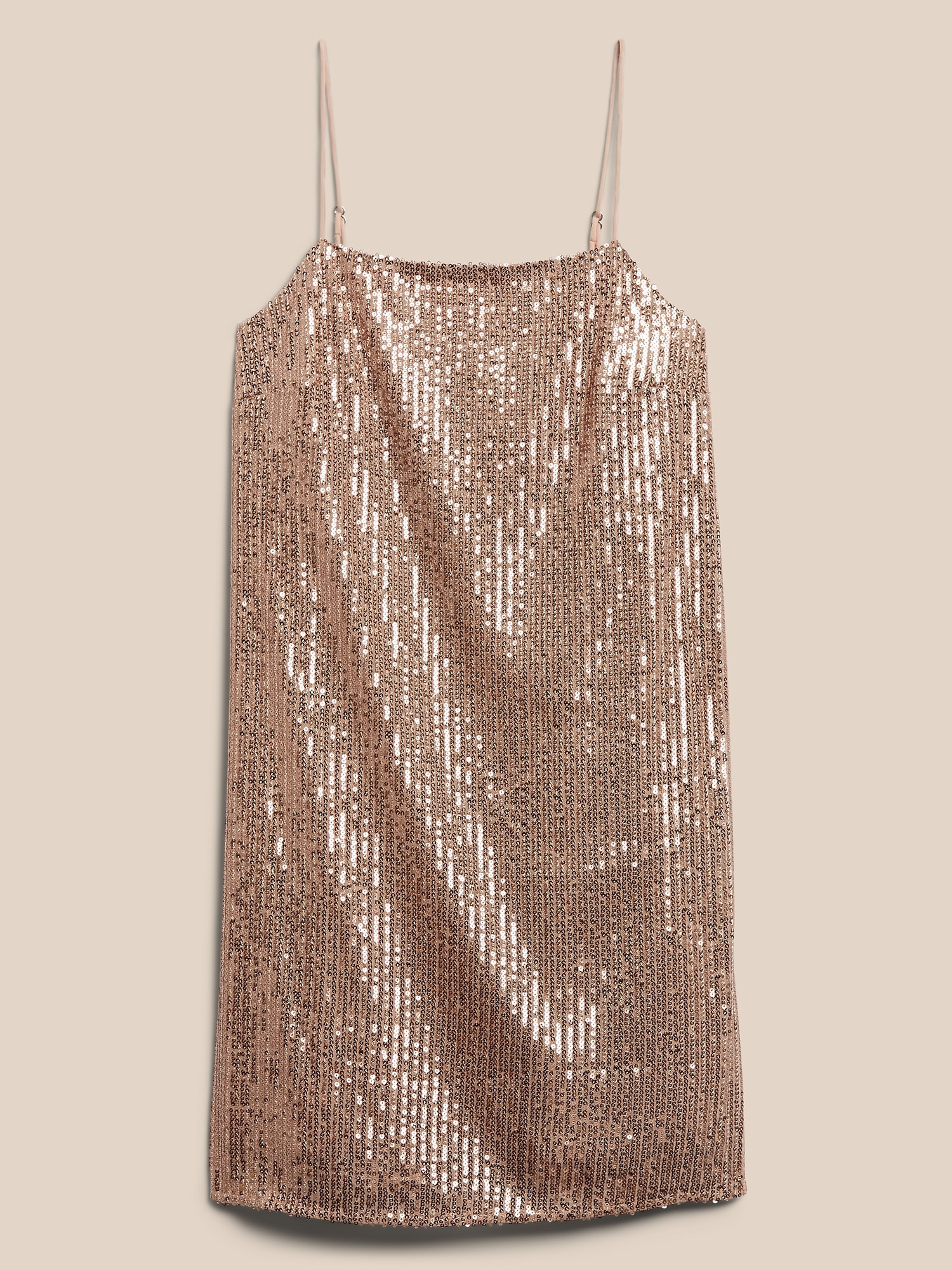 banana republic gold sequin dress