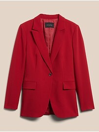 Washable Long and Lean Comfort Stretch Blazer