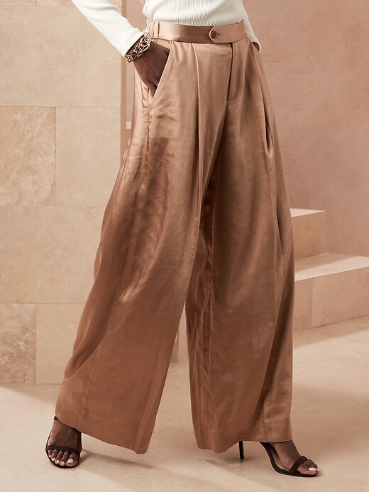 Image number 2 showing, High-Rise Wide-Leg Pant