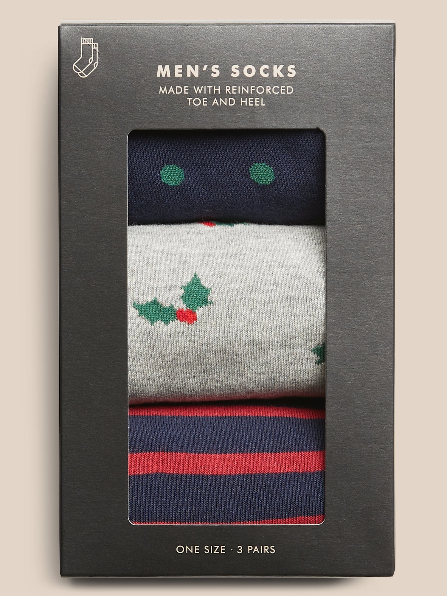 3 Pack of Socks Box Gift Set