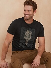 Microphone Graphic T-Shirt